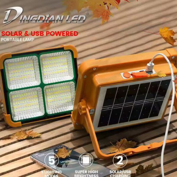 SX-2002 Solar Rechargeable 300watt LED light