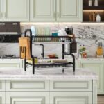 2layers black dish rack
