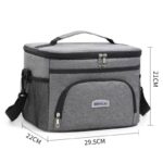 Front Zip Massive Lunch Bag - Image 2
